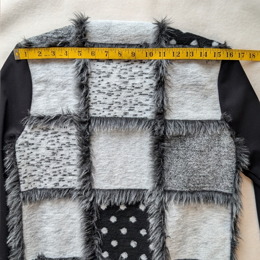Joseph Ribkoff Women’s Cardigan Open Front Faux FurJacket Size 2 (XS) - Picture 13 of 16